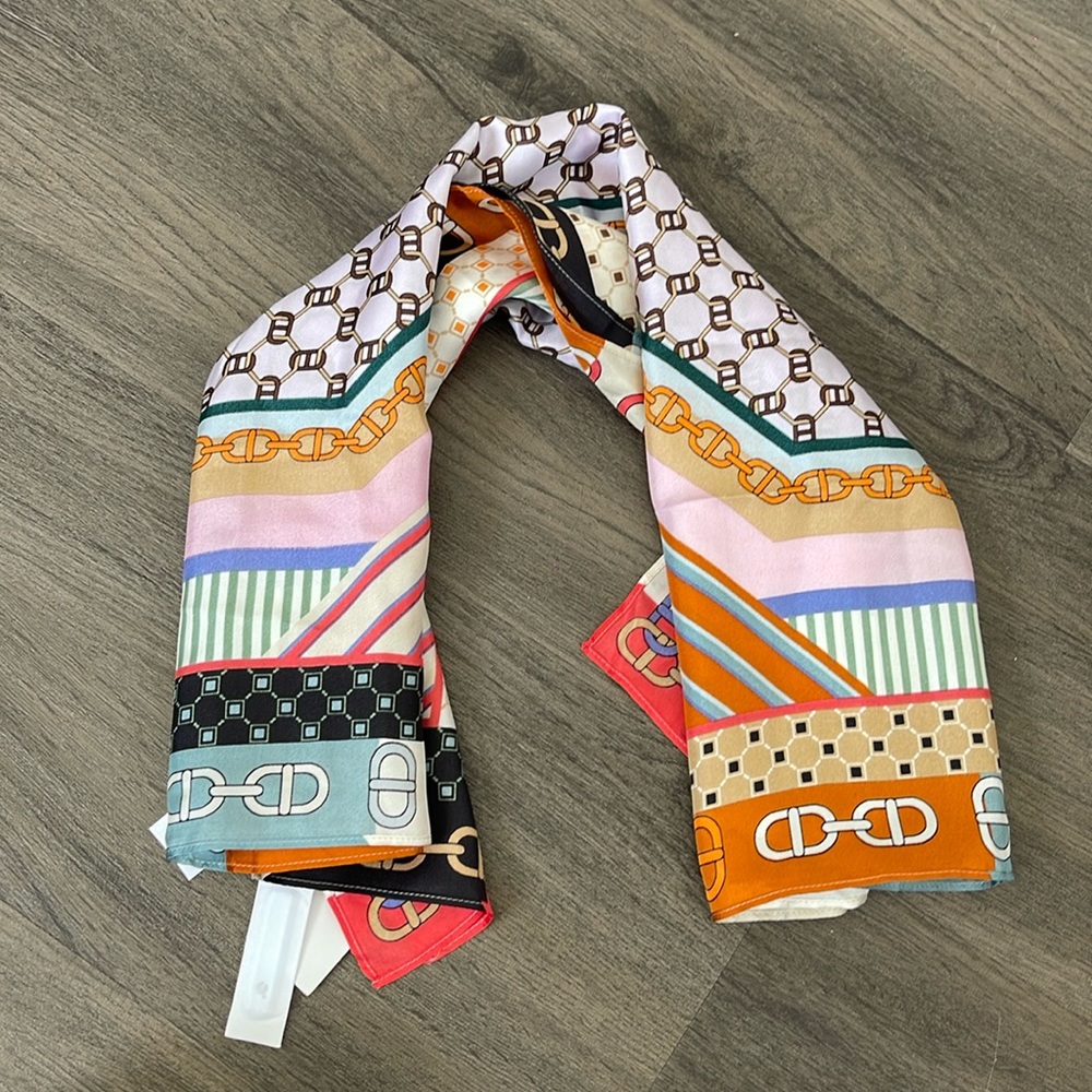 Silk Print Scarf